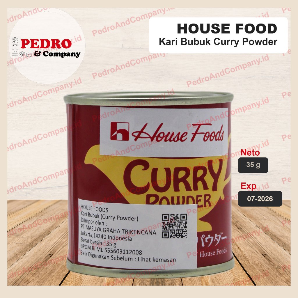 

House kari bubuk curry powder 35 gram - asli jepang