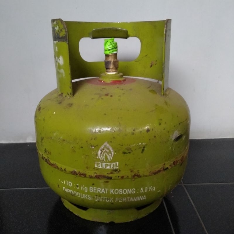 Tabung Gas LPG (Elpiji) 3 kg isi (asli agen/pangkalan pertamina)