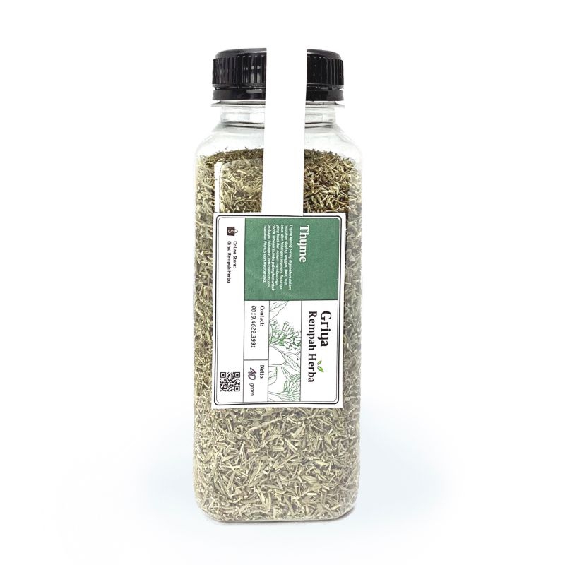 

Daun Timi Kering / Daun Thyme Kering / Dried Thyme Leaves / Thyme Leaf 40 gr