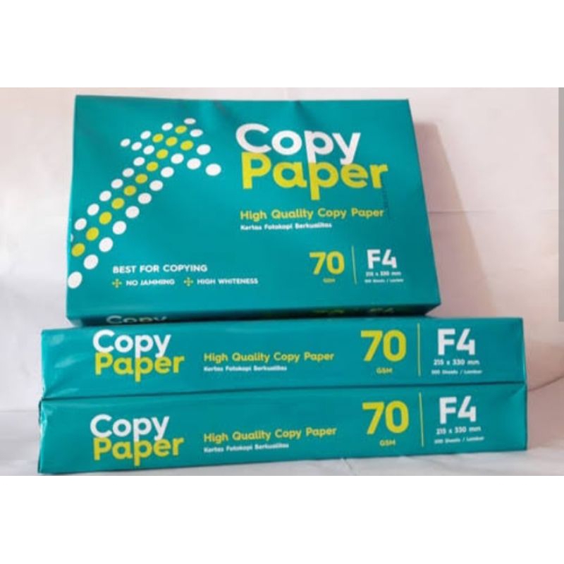 

Kertas Hvs Copy Paper 1 Rim F4 75 Gsm Uk.(215x330mm)