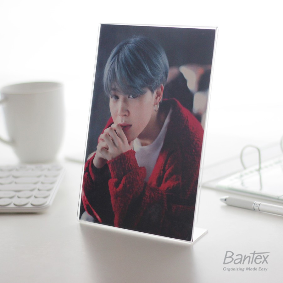 

Bantex A4 Acrylic Slanted Display # 8852 08 Sign Holder Papan Akrilik (pcs)