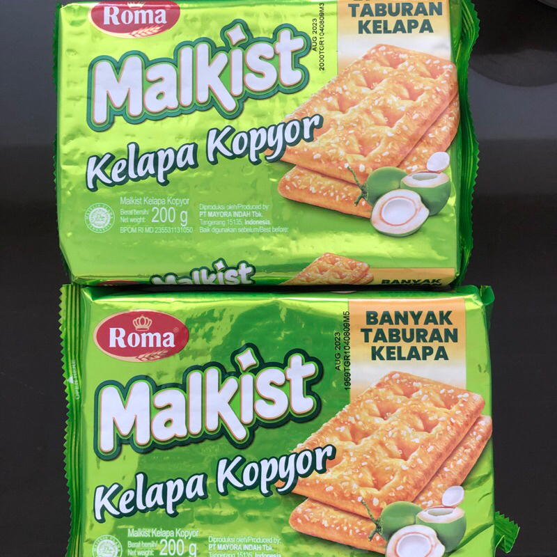 

Roma Malkist Kelapa Kopyor 200gr