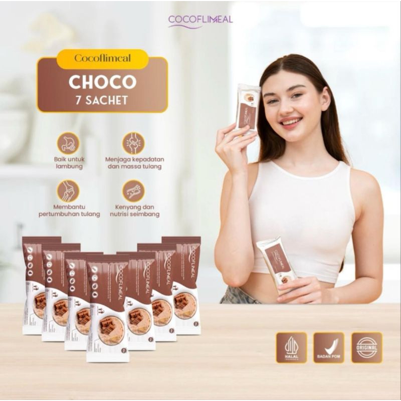

Cocoflimeal Choco Isi 7 Sachet | Meal Replacement | Healthy Bones Active Zones