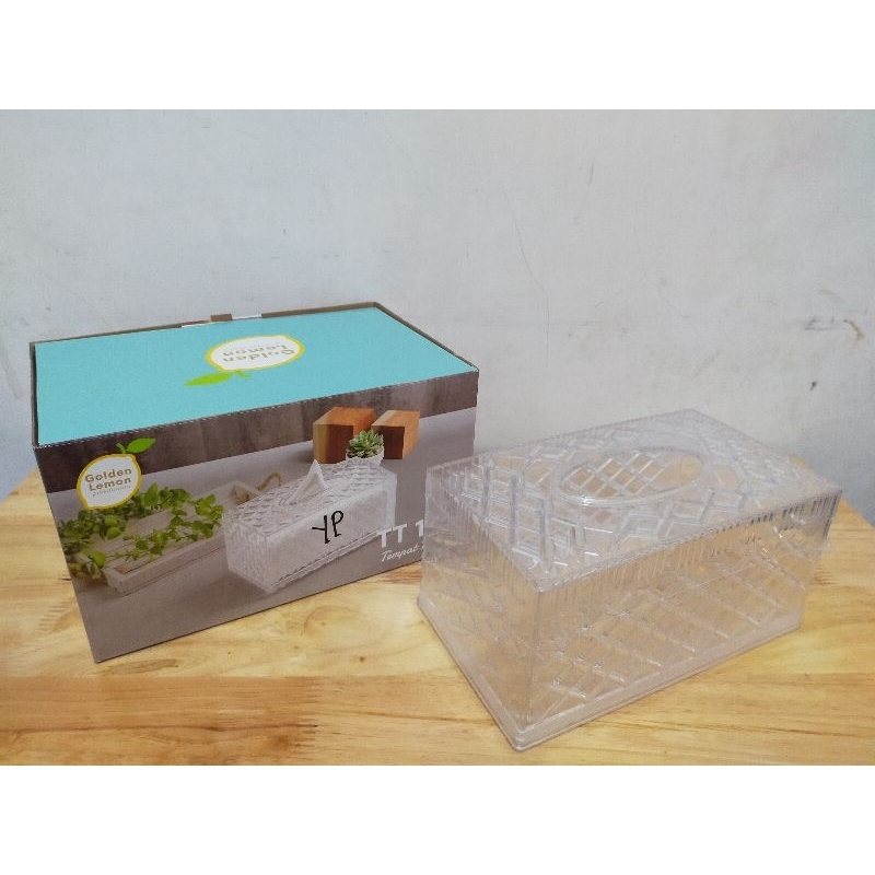 Kotak Tissue Akrilik / Tissue Box Acrylic/ Box Tissue / Kotak Tisu Panjang Akrilik / Kotak Tisu Tran
