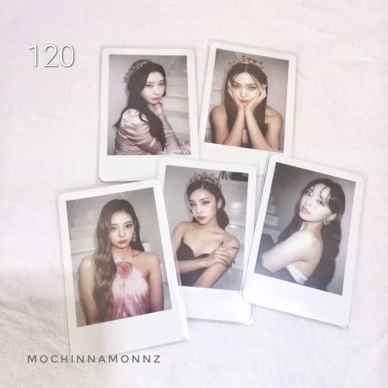 Photocard polaroid Yeji Lia Ryujin Chaeryeong Yuna Itzy checkmate synnara