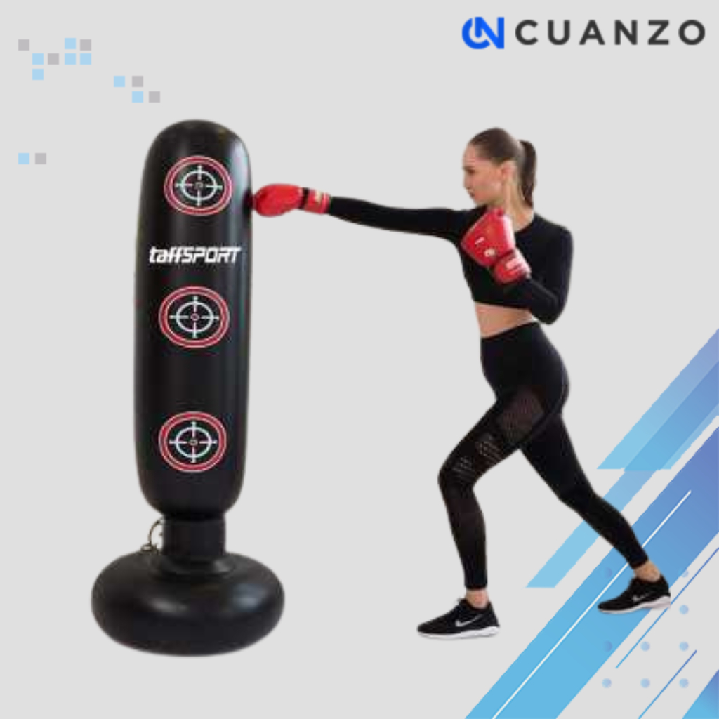 Vertical Punching Bag Tiang Samsak Tinju Inflatable 160 cm / Samsak Tinju Berdiri / Alat Samsak berd