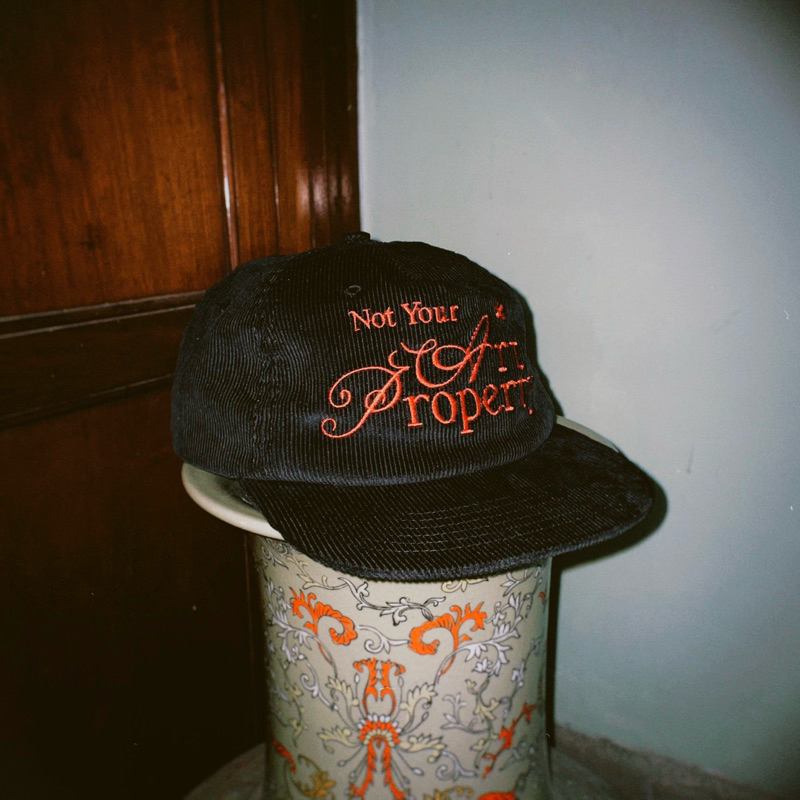 (SALE) Sundreis Cap 5 Panel Corduroy Black - Not Artcie