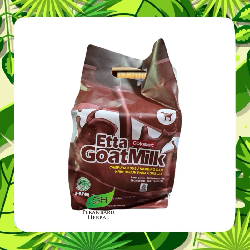 

Susu Kambing Ettawa Etta Goat Milk EGM Cokelat HNI HPAI 10 Sachet