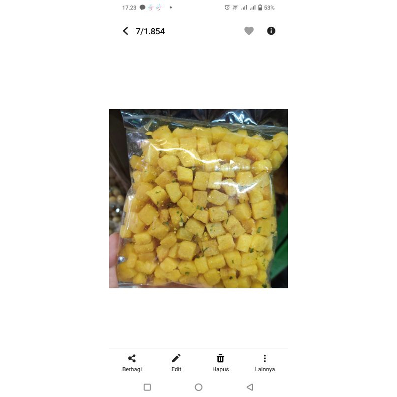 

kerupuk ubi cancang/ganepo