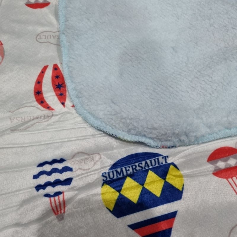 Selimut Bayi Bulu Blanket Kolaco Hot Air Balloon