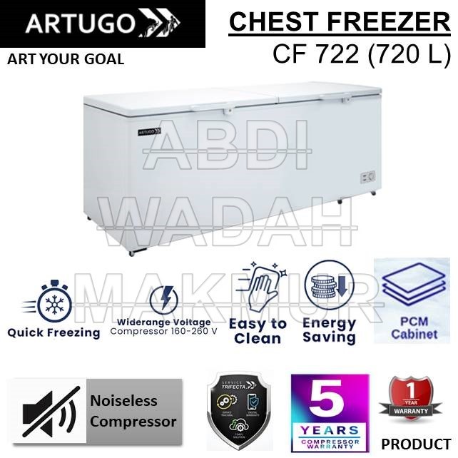 CHEST FREEZER  CF 722  (720 L)  ARTUGO | PCM CABINET
