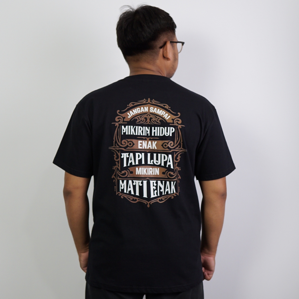 Desain Kaos Keren - Kaos Islami Keren Desain Mati Enak Bahan Combed 20s Lembut dan Nyamana Standar D