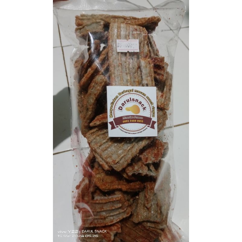 

krupuk jengkol pedas