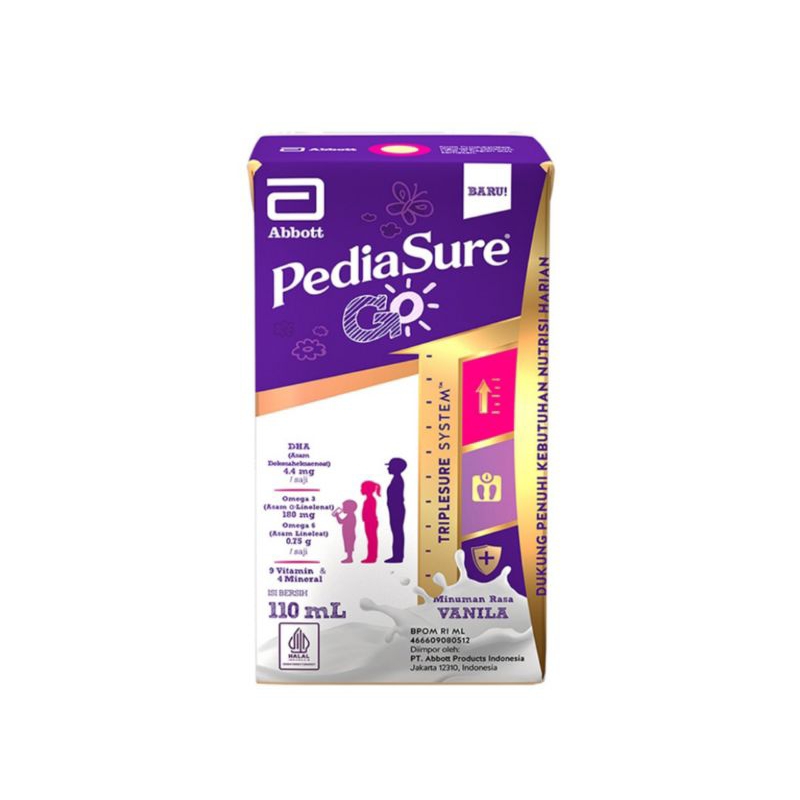 

Pediasure Go Susu UHT Vanilla 110ml