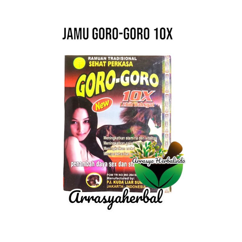 Jamu Kuat Pria Goro-Goro 10X