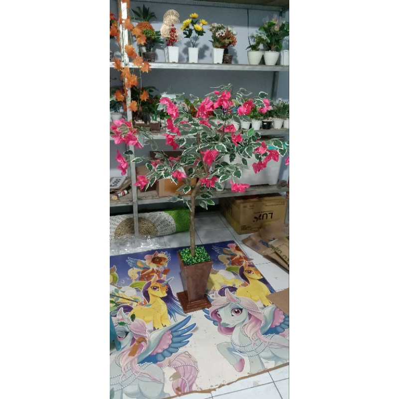 Bunga Sudut Bougenville artificial//bunga sudut 130cm