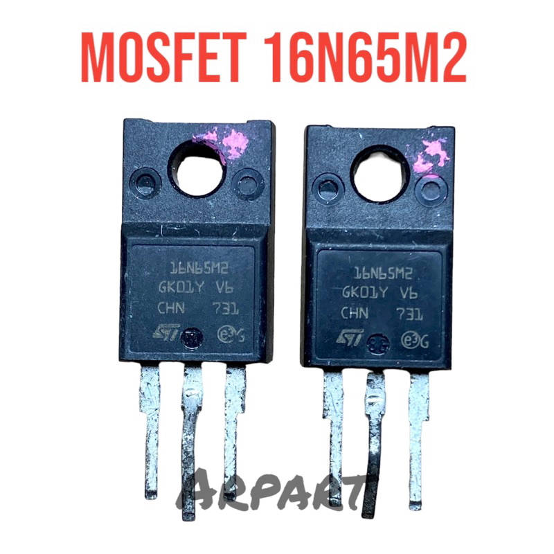 mosfet 16N65M2 cabutan original