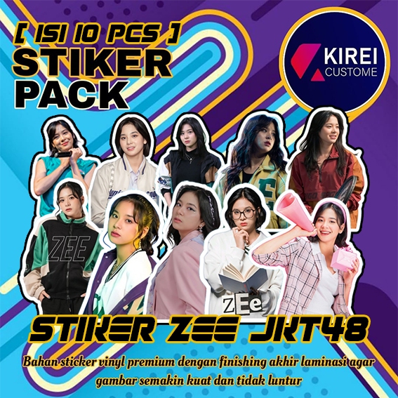 

STIKER ZEE JKT48 TAHAN AIR 1 PACK