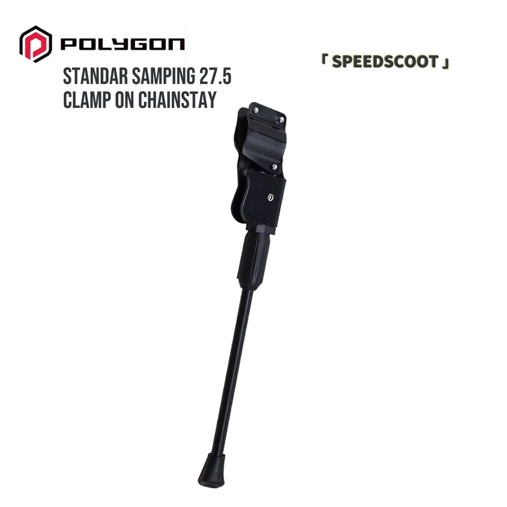 Polygon Kickstand Standar Samping Sepeda 27.5 Clamp on Chainstay Xtrada 5 6 7