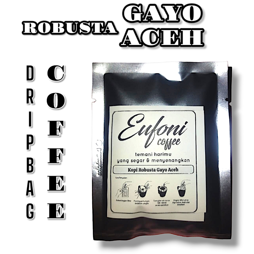 

Robusta Gayo Aceh Eufoni Coffee Drip Premium @2sachet