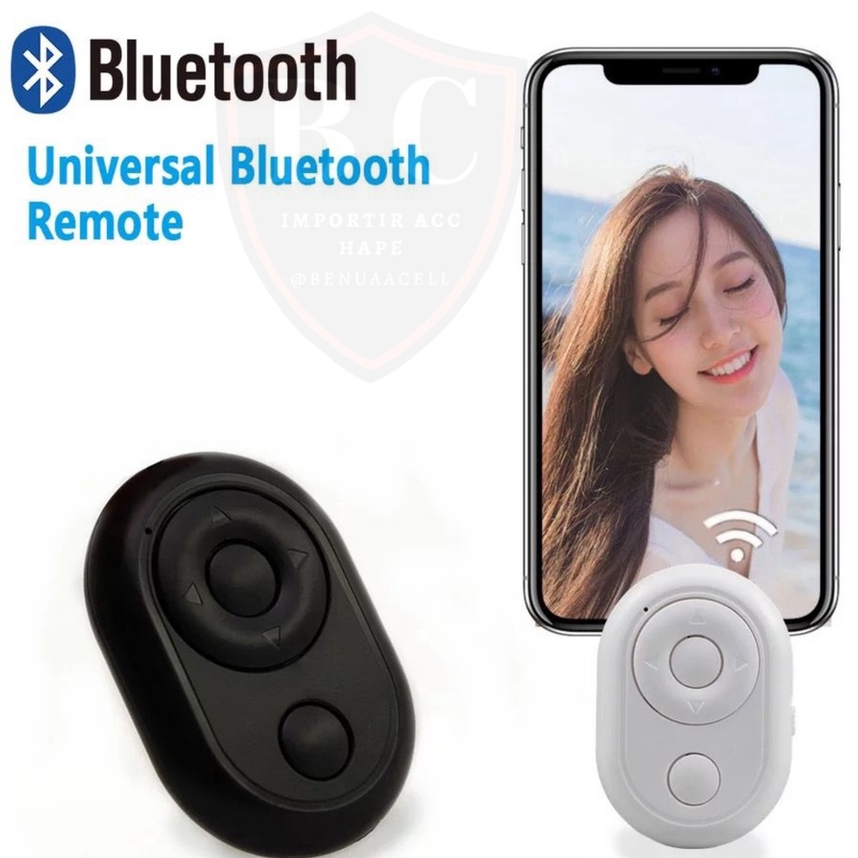 REMOT SCROLL REMOT SHUTTER CAMERA BLUETOOTH REMOT SELFIE MULTIFUNGSI h Murah