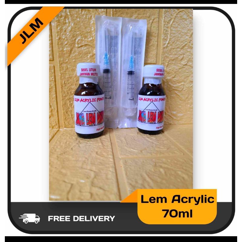 

LEM AKRILIK / ACRYLIC TRANSPARAN 70ML