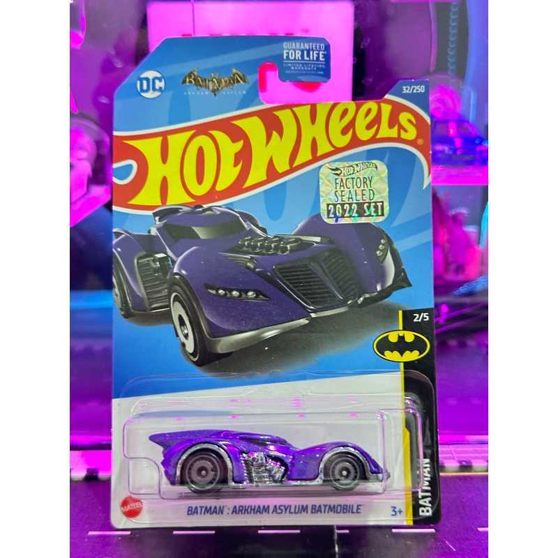 Hot Wheels Batman Arkham Asylum Batmobile Factory Sealed 2022