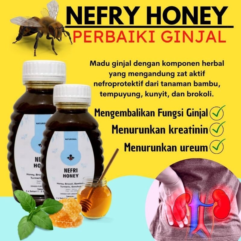 

Madu herbal alami kesehatan ginjal, obat alami herbal gagal ginjal, madu alami untuk ginjal ampuh, Nefri honey