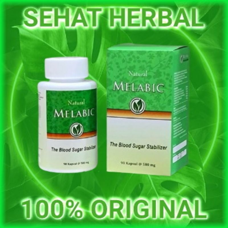 NATURAL MELABIC ASLI 100% ORIGINAL OBAT HERBAL DIABETES AMAN BPOM