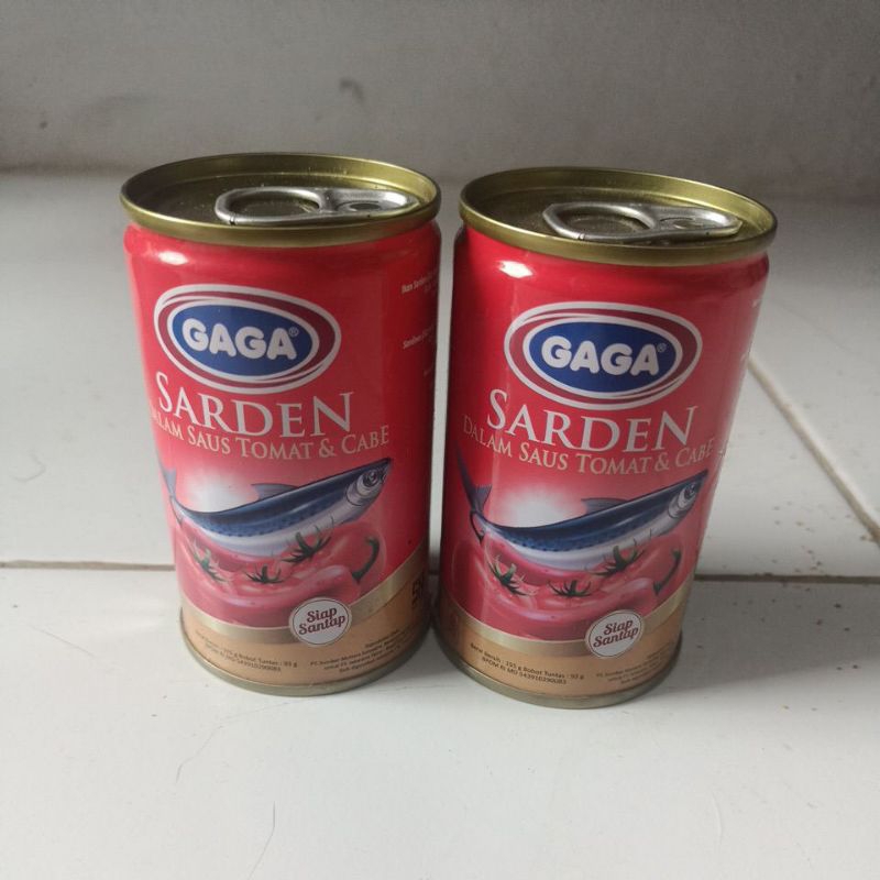 

SARDEN GAGA SAUS TOMAT & CABE 155GR