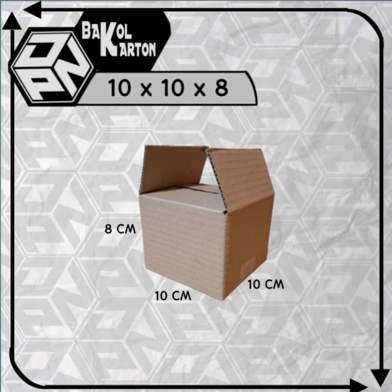 

Kardus Packing 10x10x8 , kardus box polos , Kardus Packing