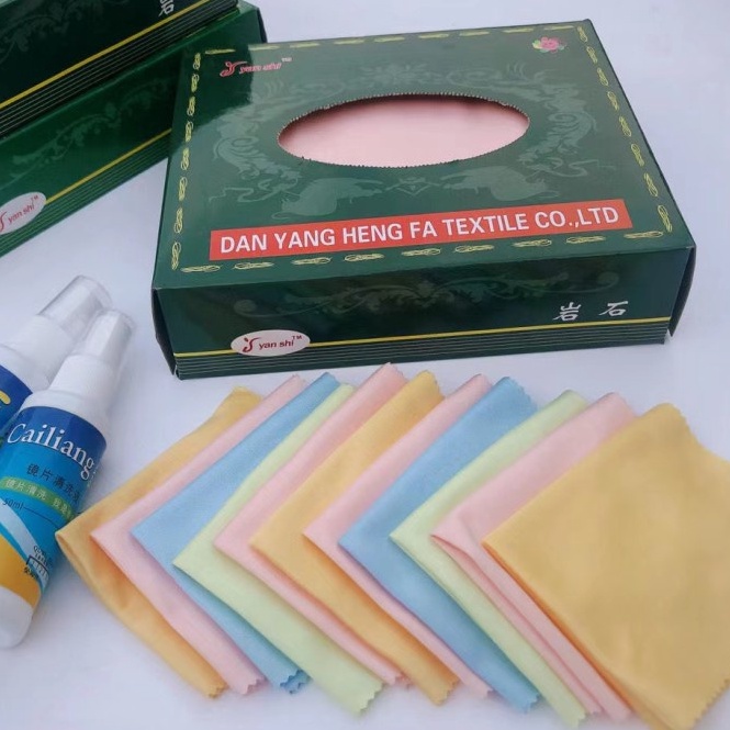 Real Promotion JUAL 1 Box isi 1 Kain Lap Kacamata Microfiber Lensa Camera HP Premium