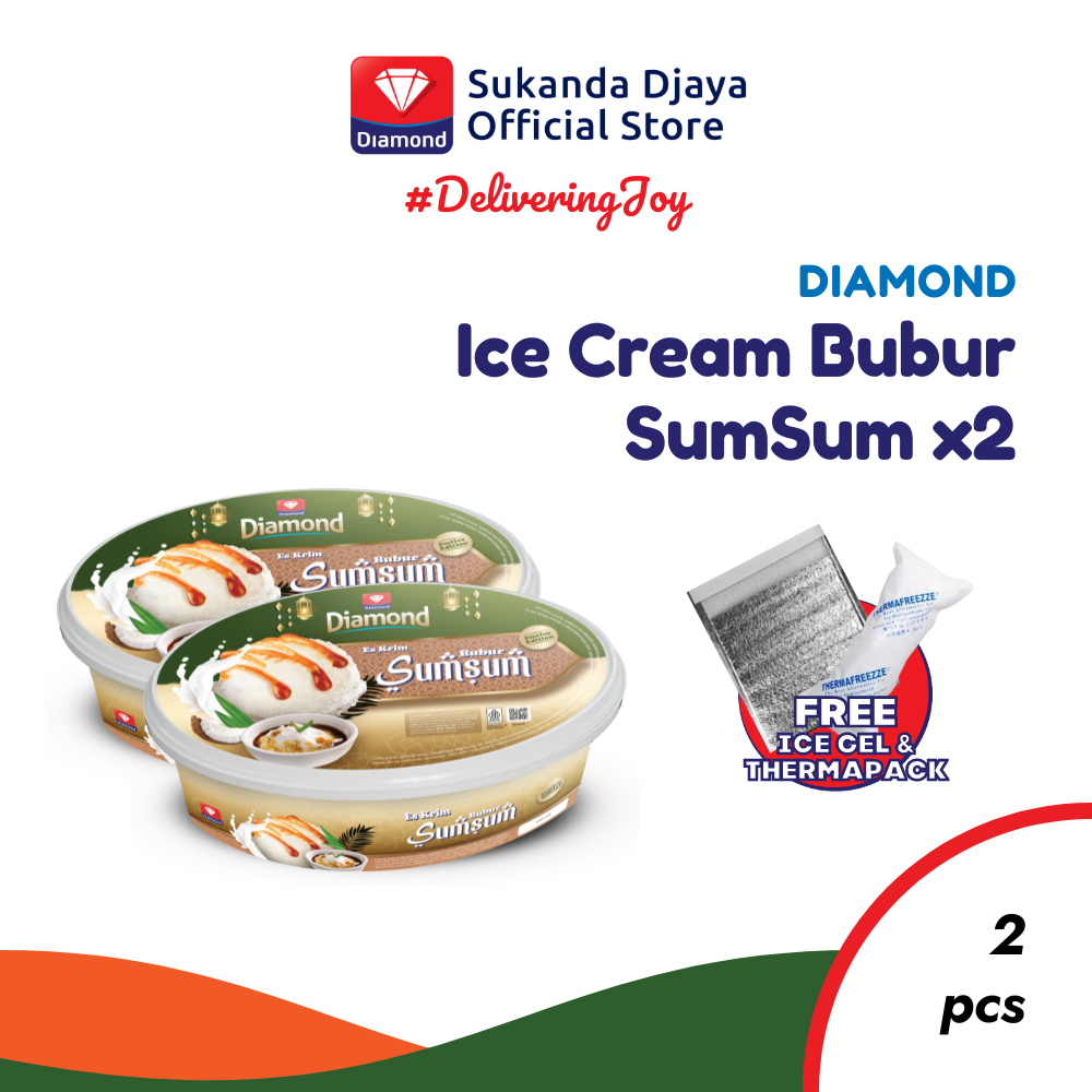 

Diamond Ice Cream Bubur SumSum 700 ML [Isi 2 Pcs]