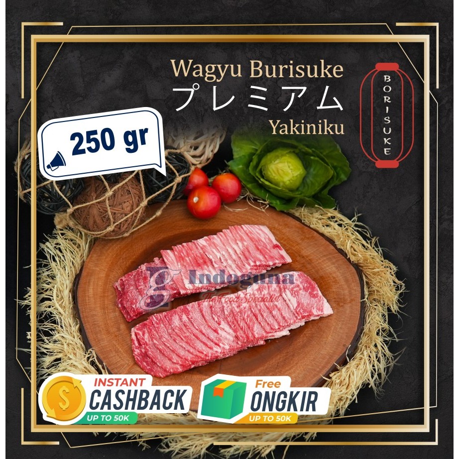 

AUS WAGYU BURISUKE MB 9 JAPANESE CATTLE CUT YAKINIKU 250 GR
