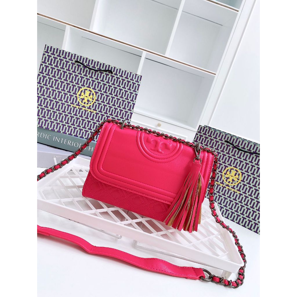 TAS SELEMPANG T**RY FLEMING MATTE SMALL CONVERTIBLE SHOULDER BAG KODE TB8095 + FREE PAPERBAG, TALI P