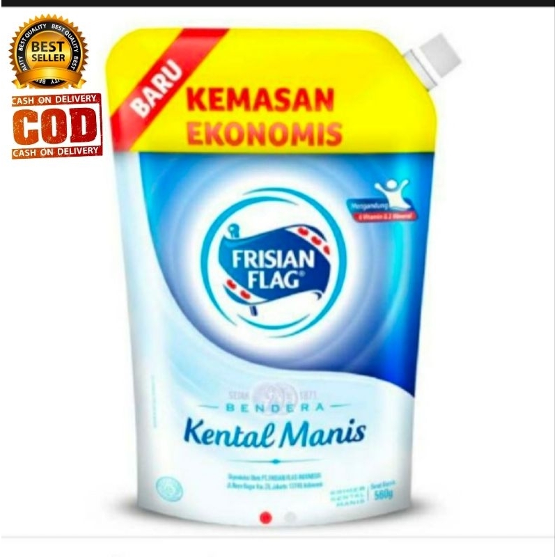 

Frisian Flag Susu Kental Manis 545 gr (Pouch)