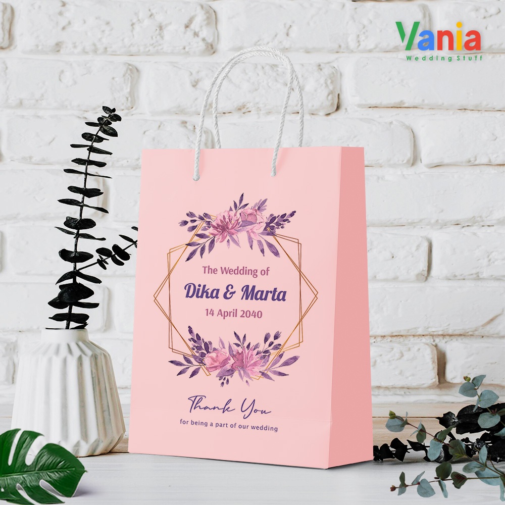 

Size 14 x 5 x 17cm - Paperbag PINK - Tas Kertas