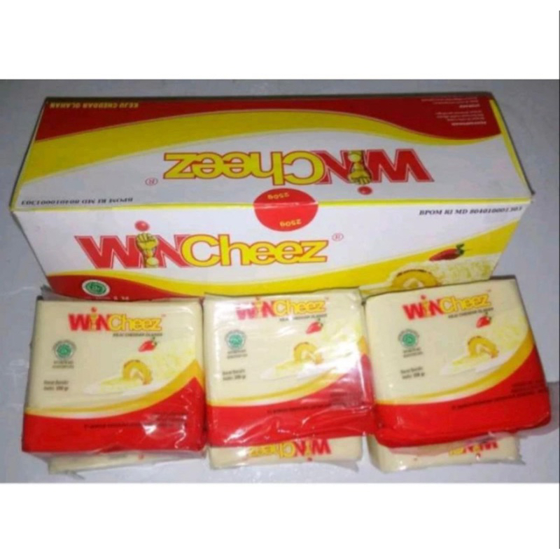 

Keju Wincheez 2kg Kemasan Repack 250gr isi 8