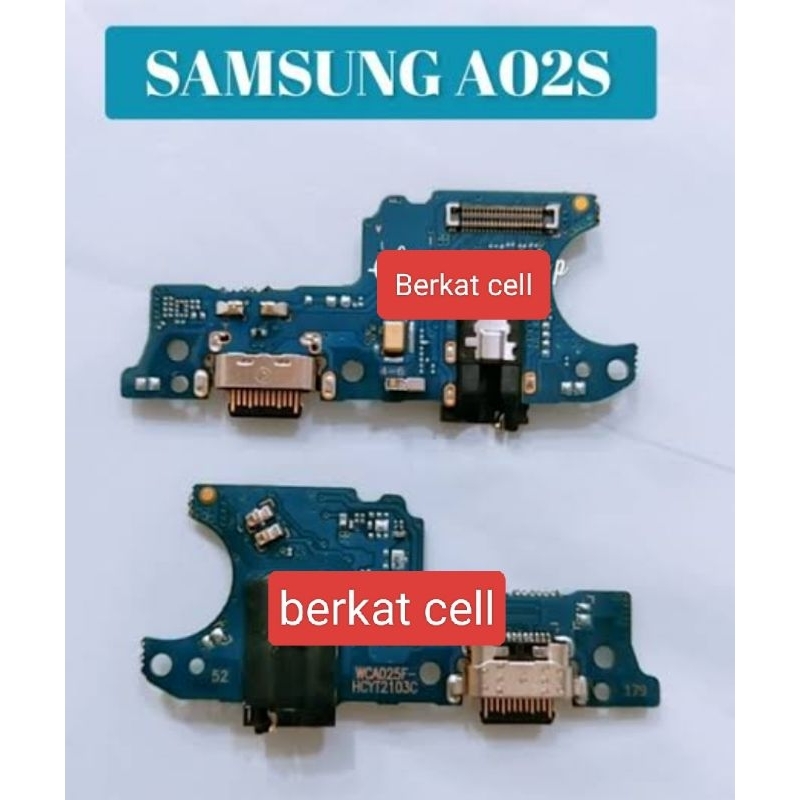 PCB SAMSUNG A02S/KONEKTOT CAS+MIC SAMSUNG A02S