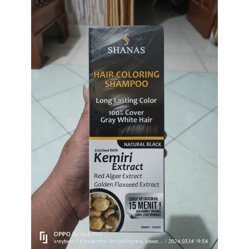 SHANAS HAIR COLORING SHAMPOO