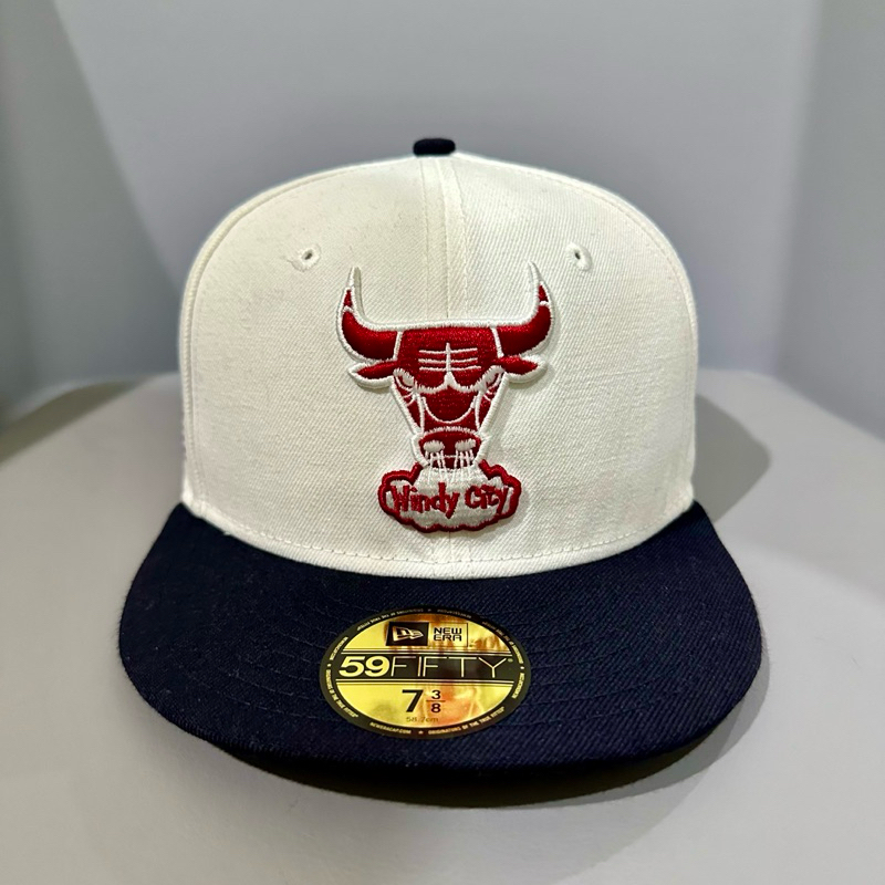 Topi New Era 59Fifty NBA Chicago Bulls - Size 7 3/8 upsize 7 1/2