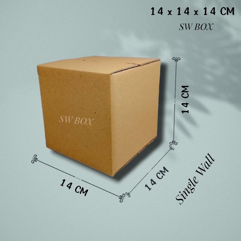 

Kardus Ukuran 14x14x14 CM Box untuk packing ST