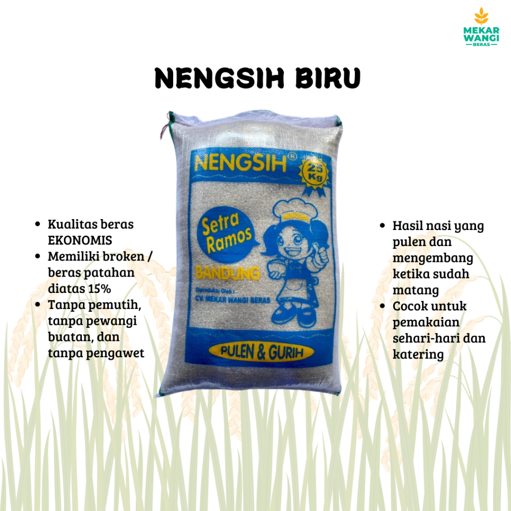 

BERAS EKONOMIS NENGSIH BIRU 20KG