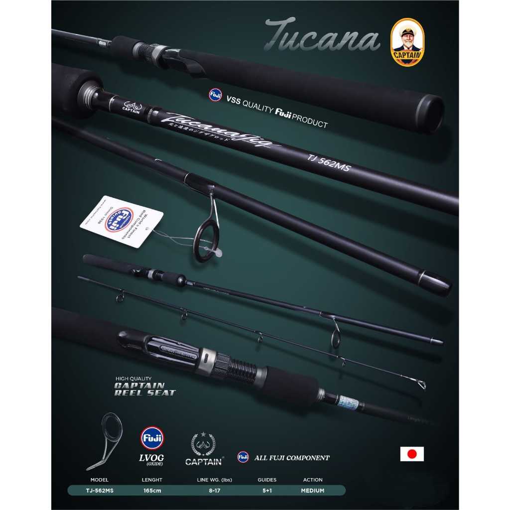 Joran Pancing, Joran Carbon Captain  Tuscana 1,8m 8-17lbs Lure WT 10-30g