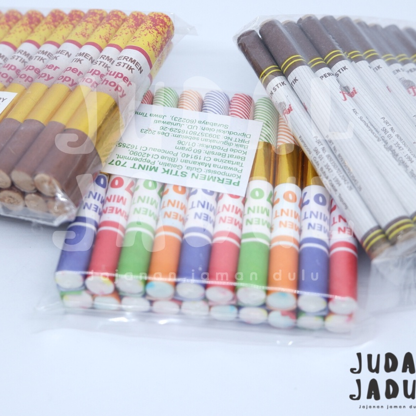 

Permen Stik 60gr ( 1 Bungkus isi 20pcs ) By JudalJadul