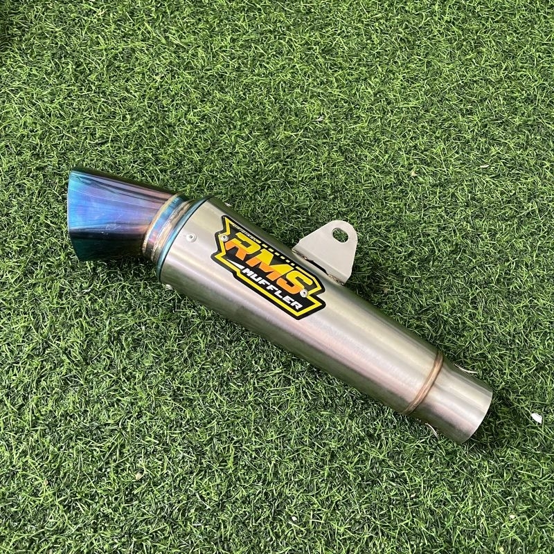 slincer Knalpot RMS Muffler Original segi enam blumun sarangan setengah dan seperempat engker poll t