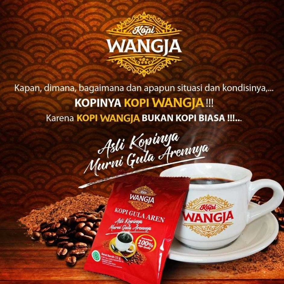 

Kopi WANGJA Sachet Kopi Asli Plus Gula Aren Murni