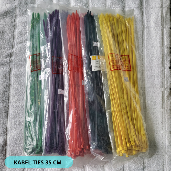 

Kabel Ties Nylon 4.8 x 350 mm isi 100 Kitani