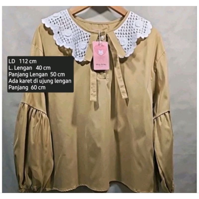 Miss Alley Atasan Oversize Lengan Panjang