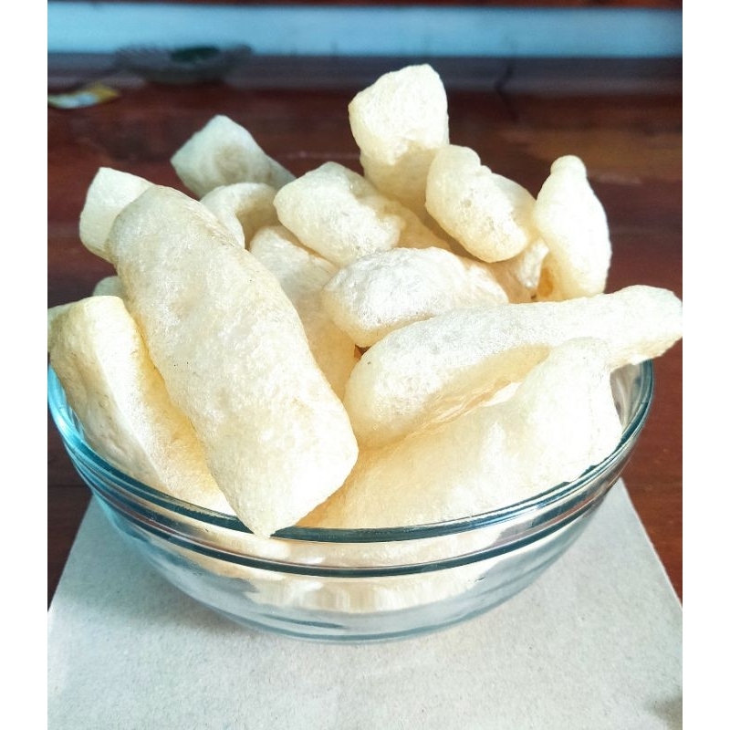 

Kerecek Lalap Kulit Sapi Asli (bisa langsung dimakan)